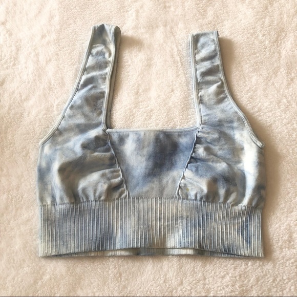 Free People Other - Free People Good Karma Tie-Dye Square Neck Bra